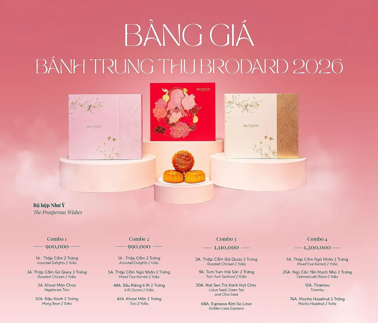 Bảng giá bánh trung thu Brodard 2026 – trang 1/2