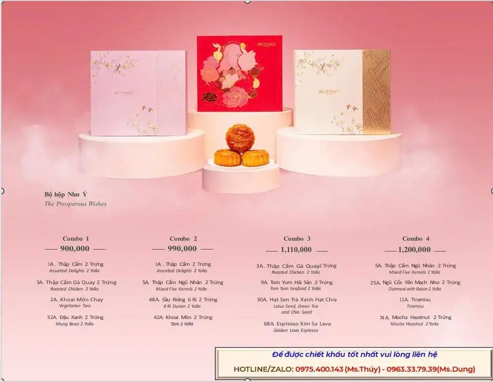 Catalogue bánh trung thu Brodard 2026 trang 2