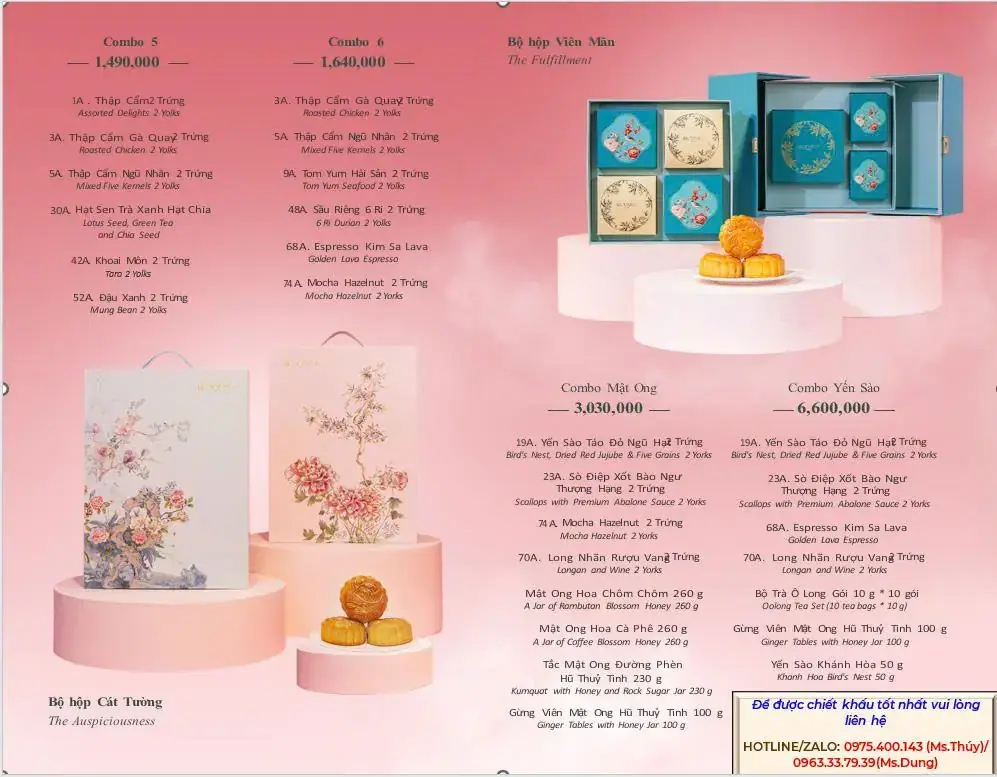 Catalogue bánh trung thu Brodard 2026 trang 3